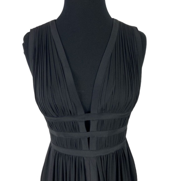 Black size 2 gladiator style dress from Nicole Miller - Picture 5 of 9
